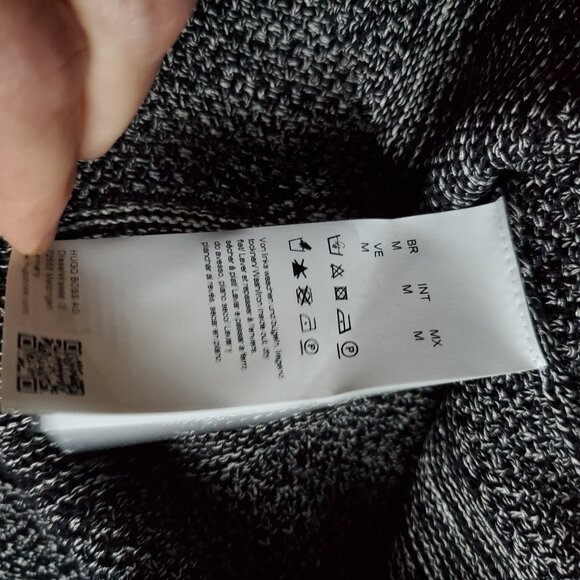 Women's HUGO BOSS Pullover Knit Sweater Crew Neck Viscose & Cotton Size Medium - Picture 8 of 9